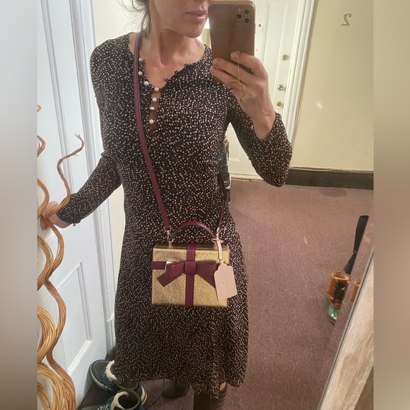 THEORY polka dot midi dress in silk chiffon with lining. Mint condition … - Picture 8 of 10